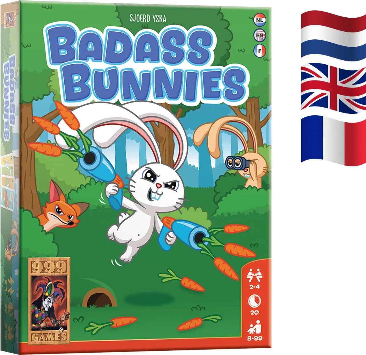 999 Games Badass Bunnies Kaartspel 999-BAD01 - 2-4 Spelers