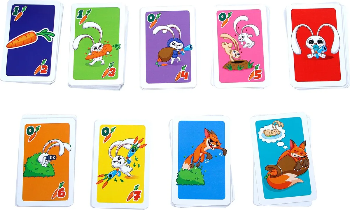 999 Games Badass Bunnies Kaartspel 999-BAD01 - 2-4 Spelers - afbeelding 6 van 6