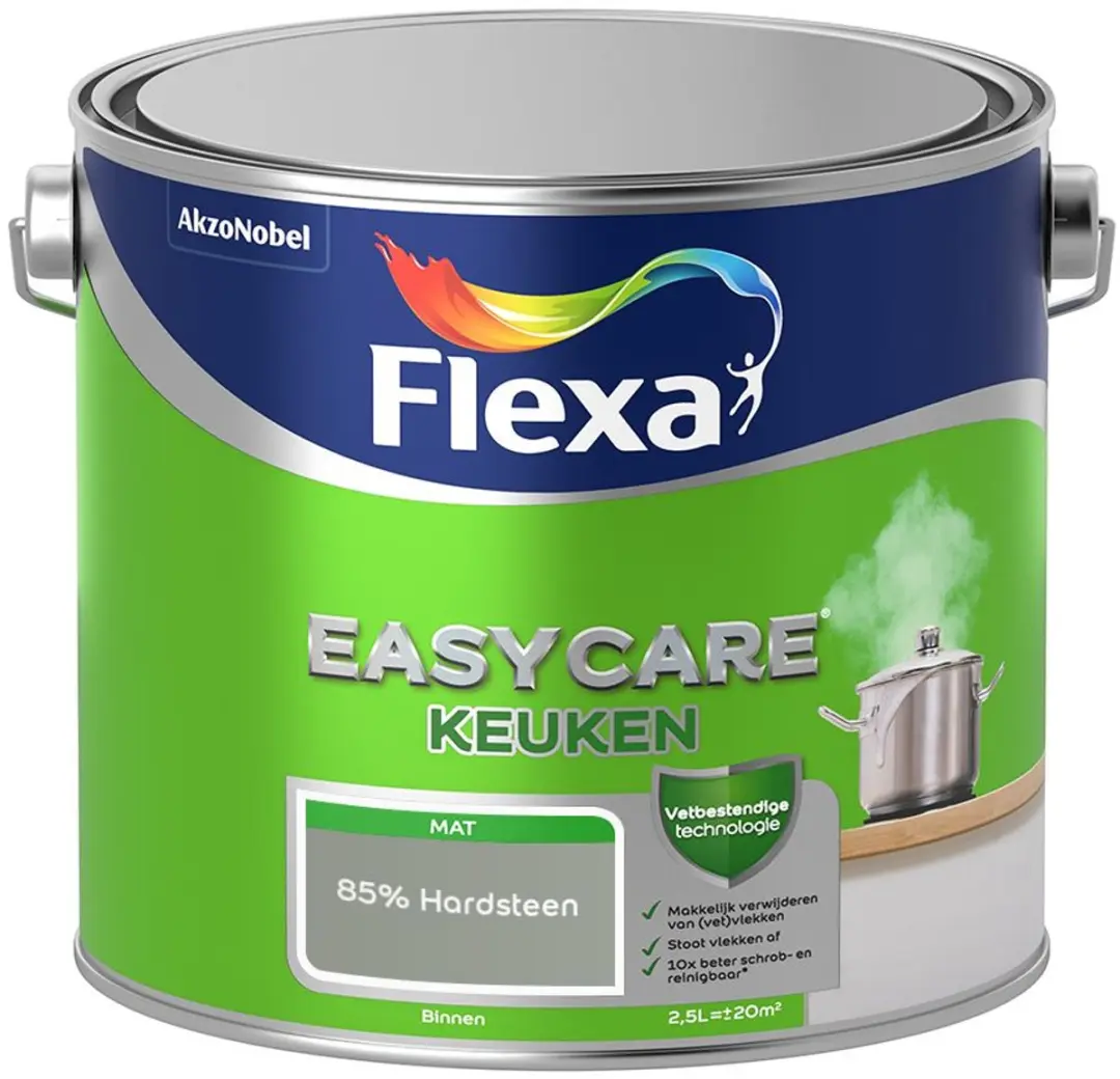 Flexa Easycare Keuken Mengverf 85% Hardsteen 2,5L