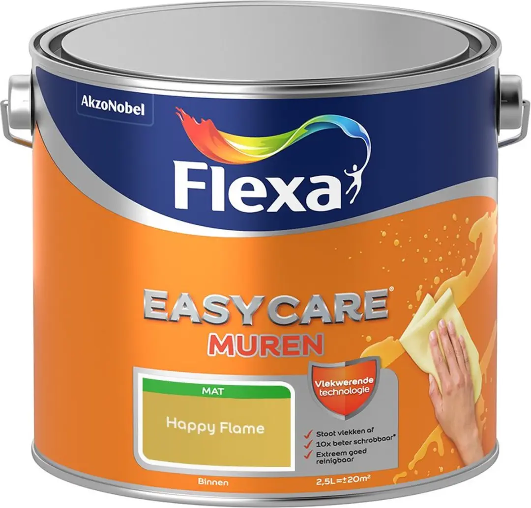 Flexa Easycare Murenverf Happy Flame 2,5L