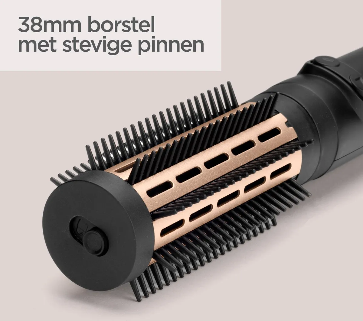 Babyliss AS970E Big Hair Luxe Multistyler - 650W - 50mm Krulborstel - Zwart/Koper - afbeelding 6 van 6