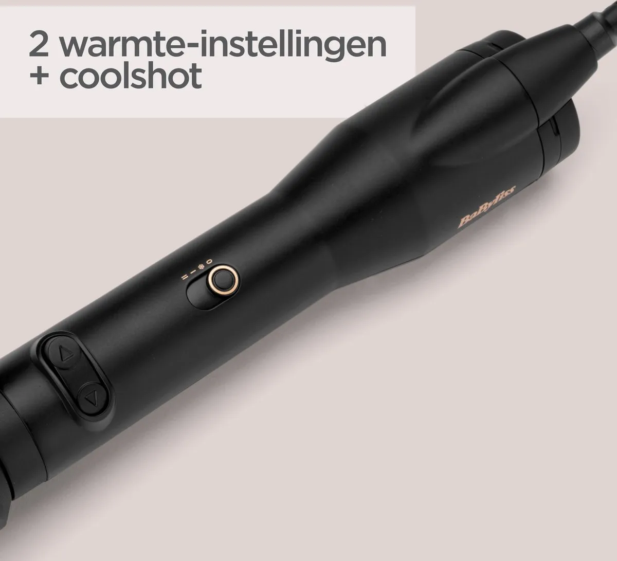 Babyliss AS970E Big Hair Luxe Multistyler - 650W - 50mm Krulborstel - Zwart/Koper