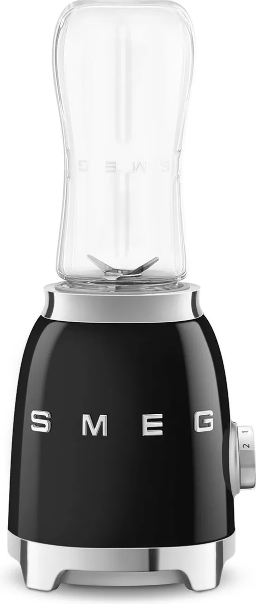 Smeg PBF01BLEU Personal Blender 300W - 600ml - Zwart