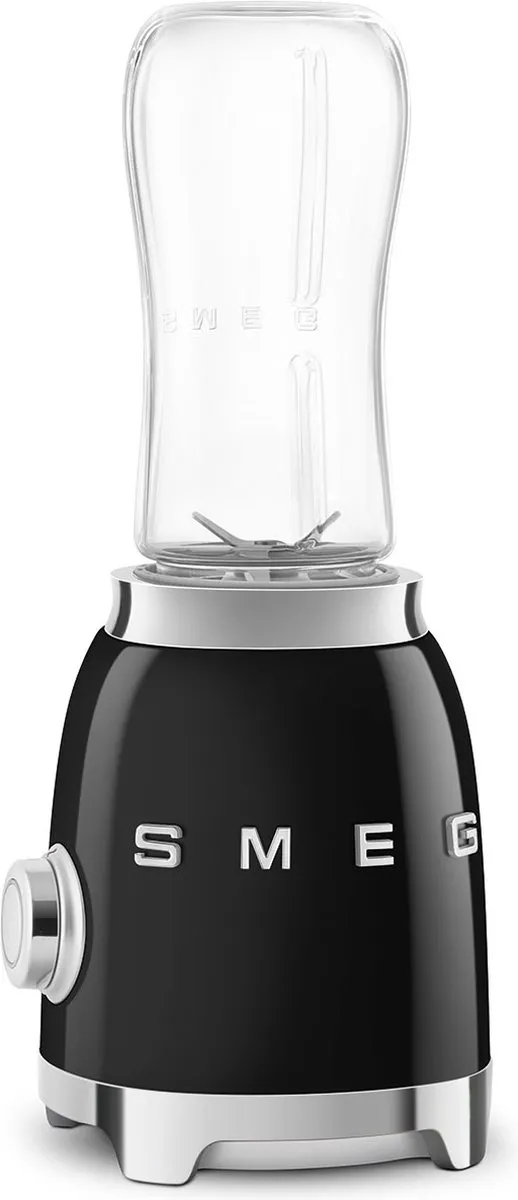 Smeg PBF01BLEU Personal Blender 300W - 600ml - Zwart