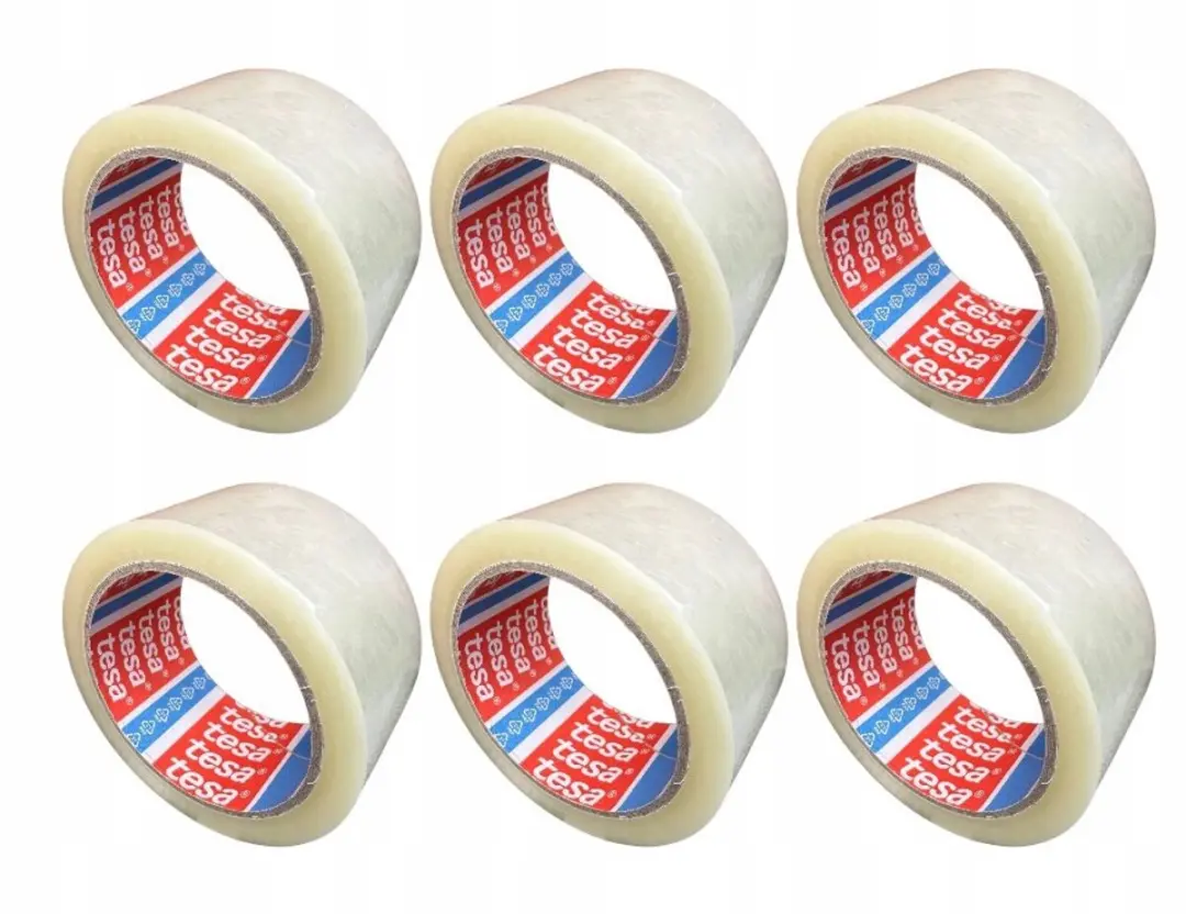 Tesa 4280 Pakband 48mm x 66m - Transparant - afbeelding 4 van 5