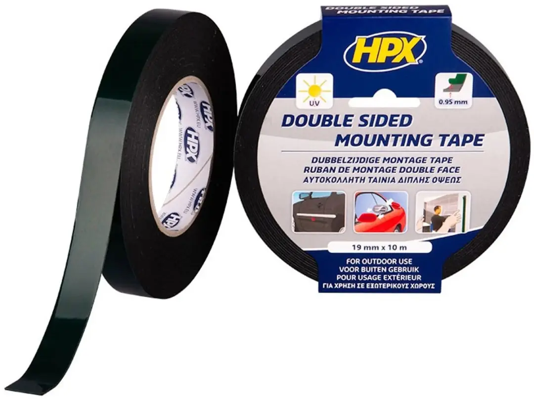HPX Dubbelzijdige Bevestigingstape 19mm x 10m