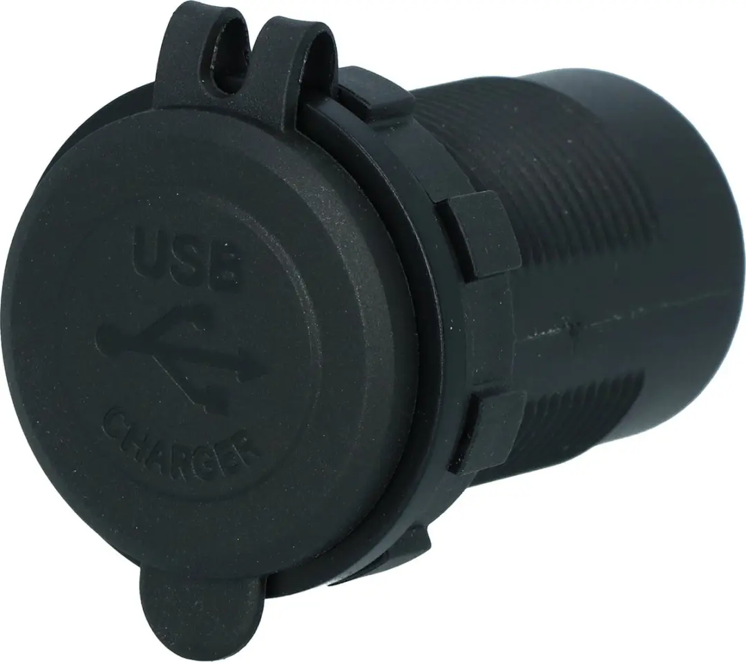 Carpoint Inbouw USB/USB-C Snellader 83W - Zwart