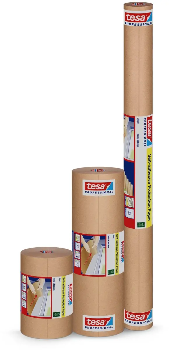 Tesa 74922 Maskeertape 50m x 15cm - Chamois