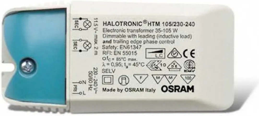 Osram HTM 105/230 Wit Muis Trafo 105VA