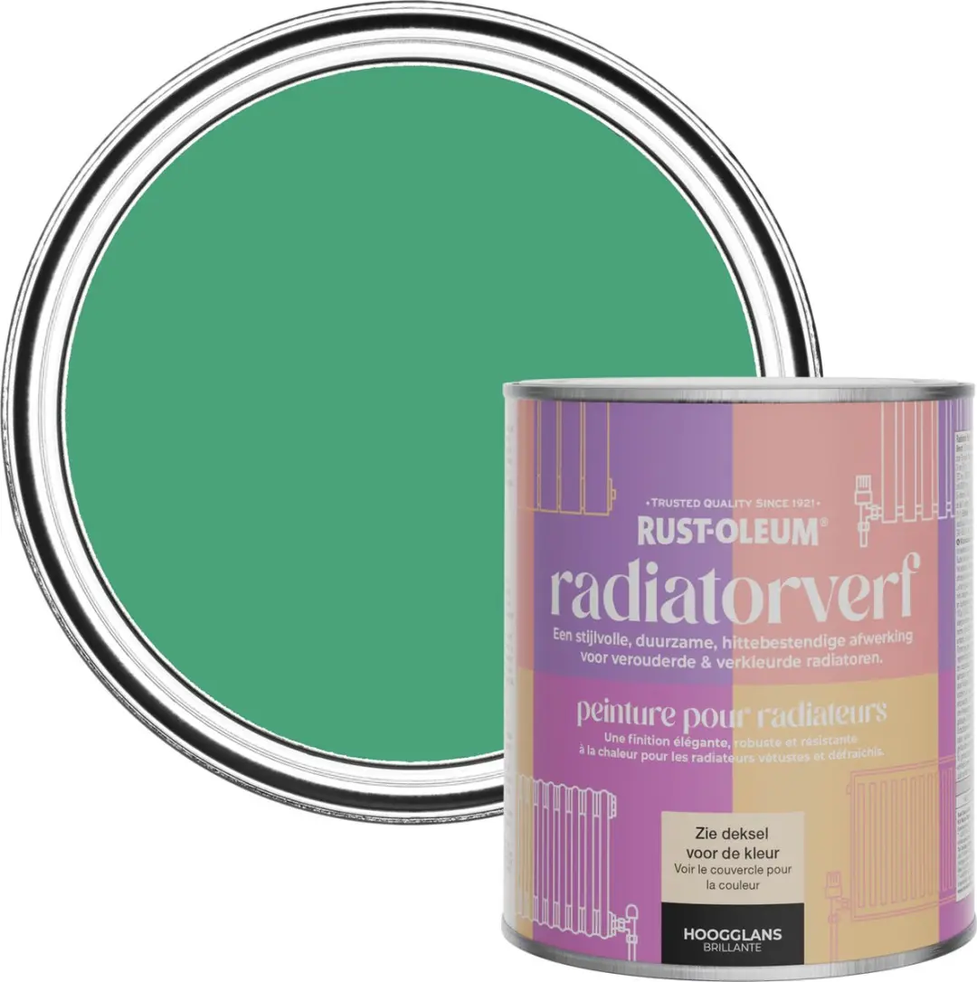 Rust-Oleum Groen Radiatorverf Hoogglans 750ml