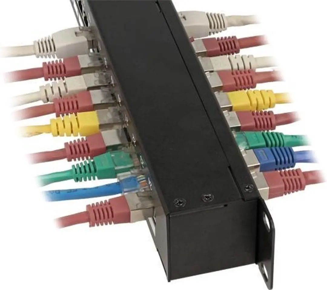 Delock 19" Patch Panel 24x RJ45 CAT6 STP - 1U Zwart