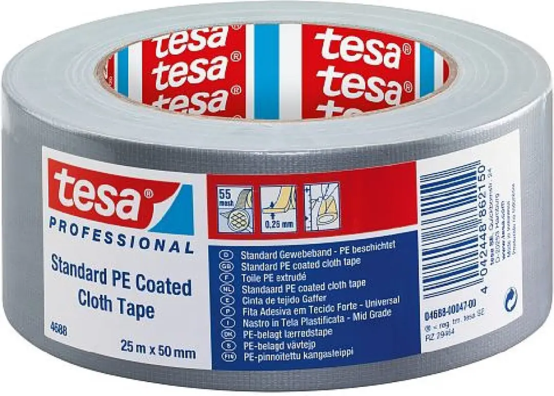 Tesa Textieltape 04688 Grijs
