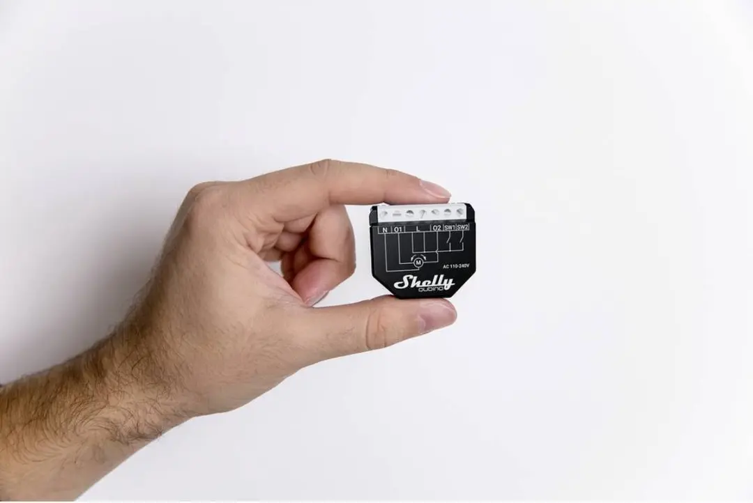 Shelly Qubino Wave Shutter Rolluikactor Z-Wave - Zwart - afbeelding 6 van 6