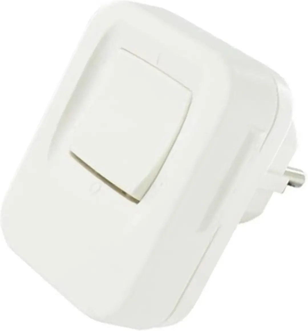 Legrand Haakse Stekker met Schakelaar 2300W - Wit