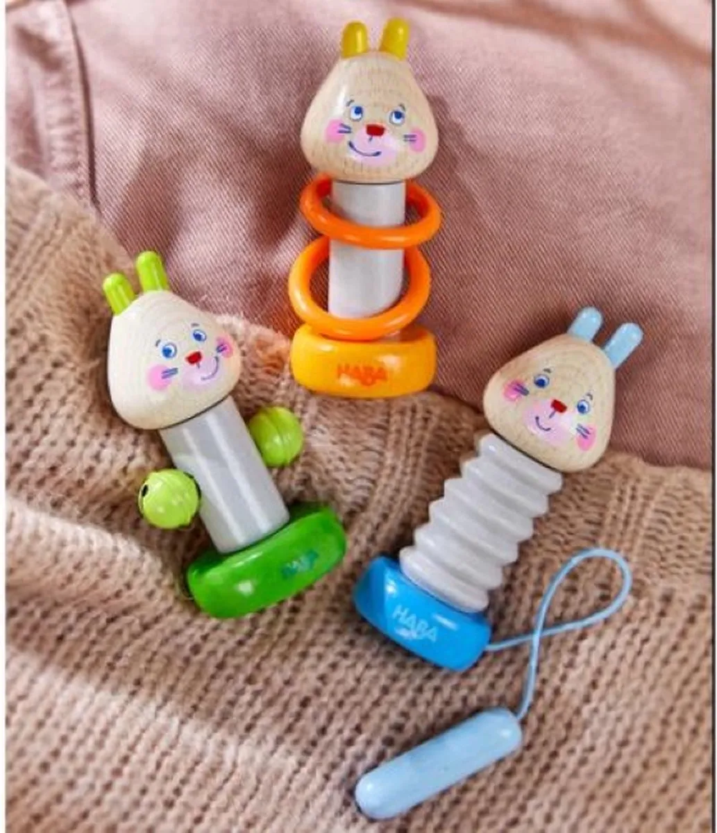 Haba Baby Klankhaas Ratelpret 306326 - Blauw