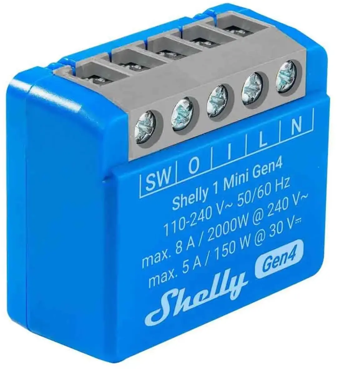 Shelly 1 Mini Gen4 S4SW-001X8EU - Blauw