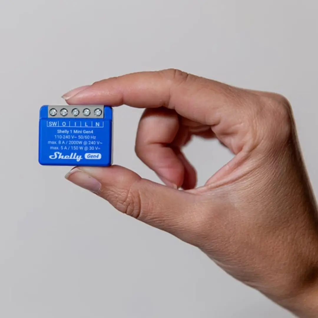 Shelly 1 Mini Gen4 S4SW-001X8EU - Blauw