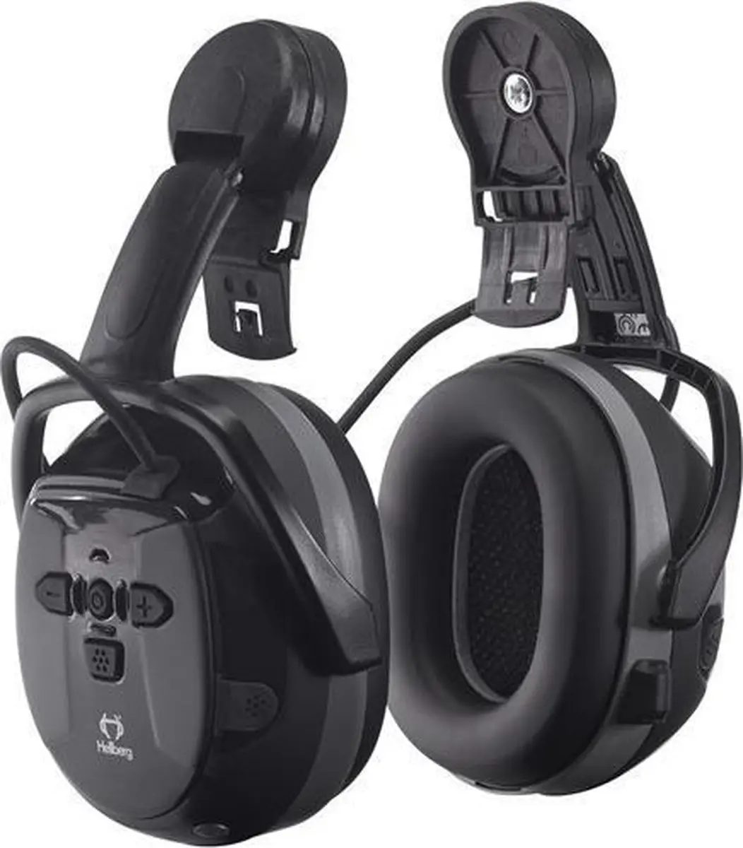 Hellberg Xstream LD Gehoorbescherming met Bluetooth - Zwart