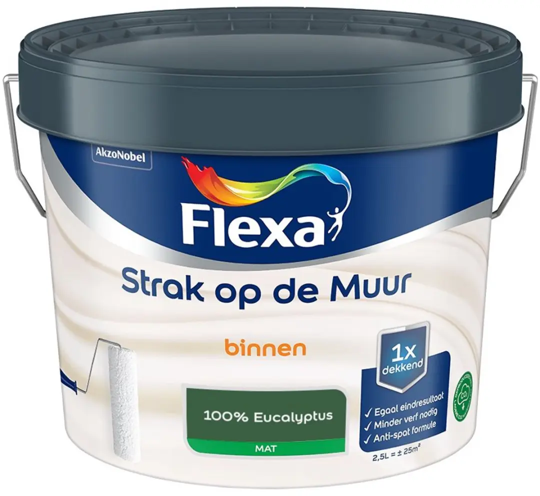 Flexa Strak Op De Muur Binnenmat Mengverf 2,5L