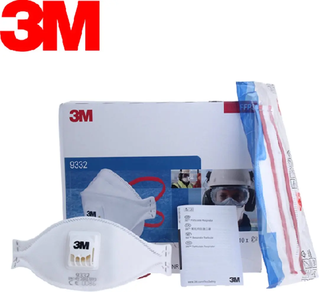 3M 9332 Aura FFP3 Stofmasker - 10 Stuks