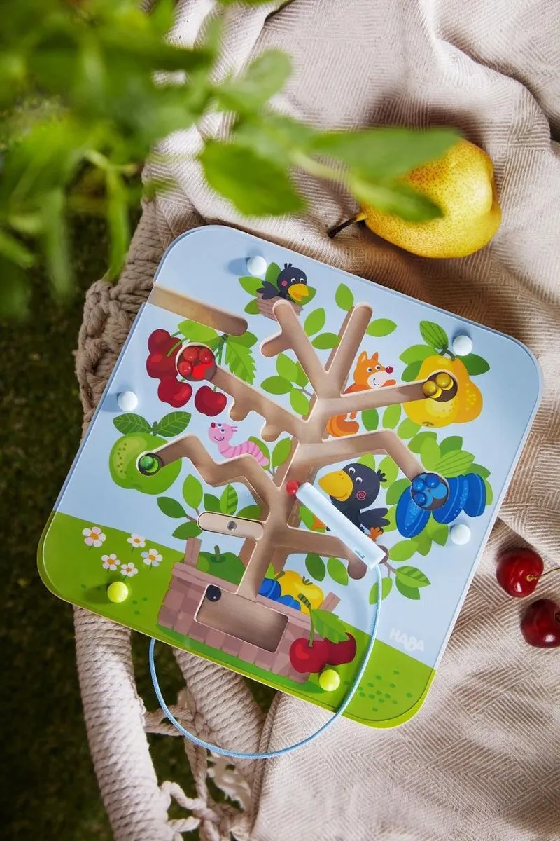 Haba Magneetspel Boomgaard 21,5x21,5cm - 10 Stuks - Groen