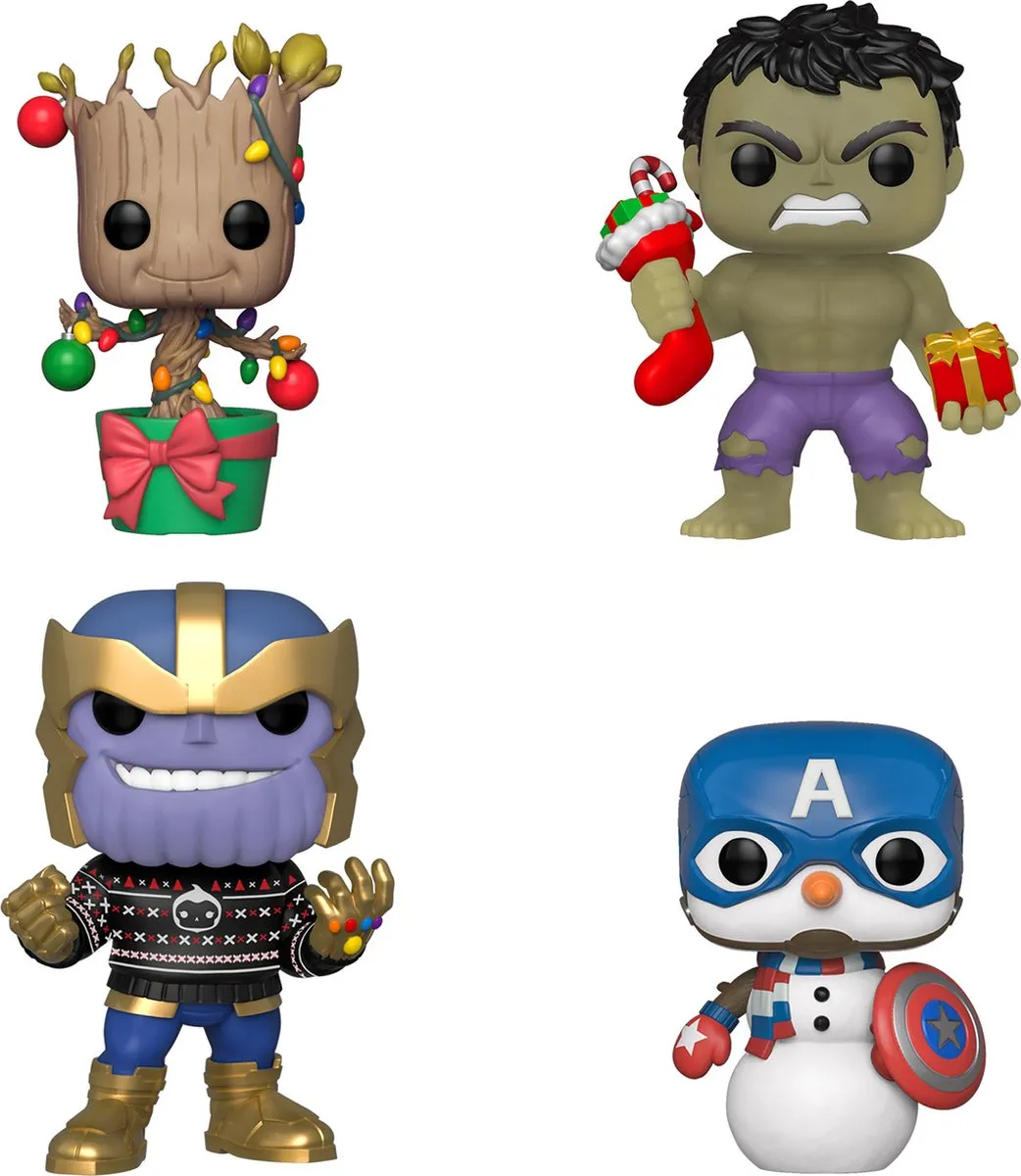 Funko Pop Marvel Holiday 4-Pack - 51796
