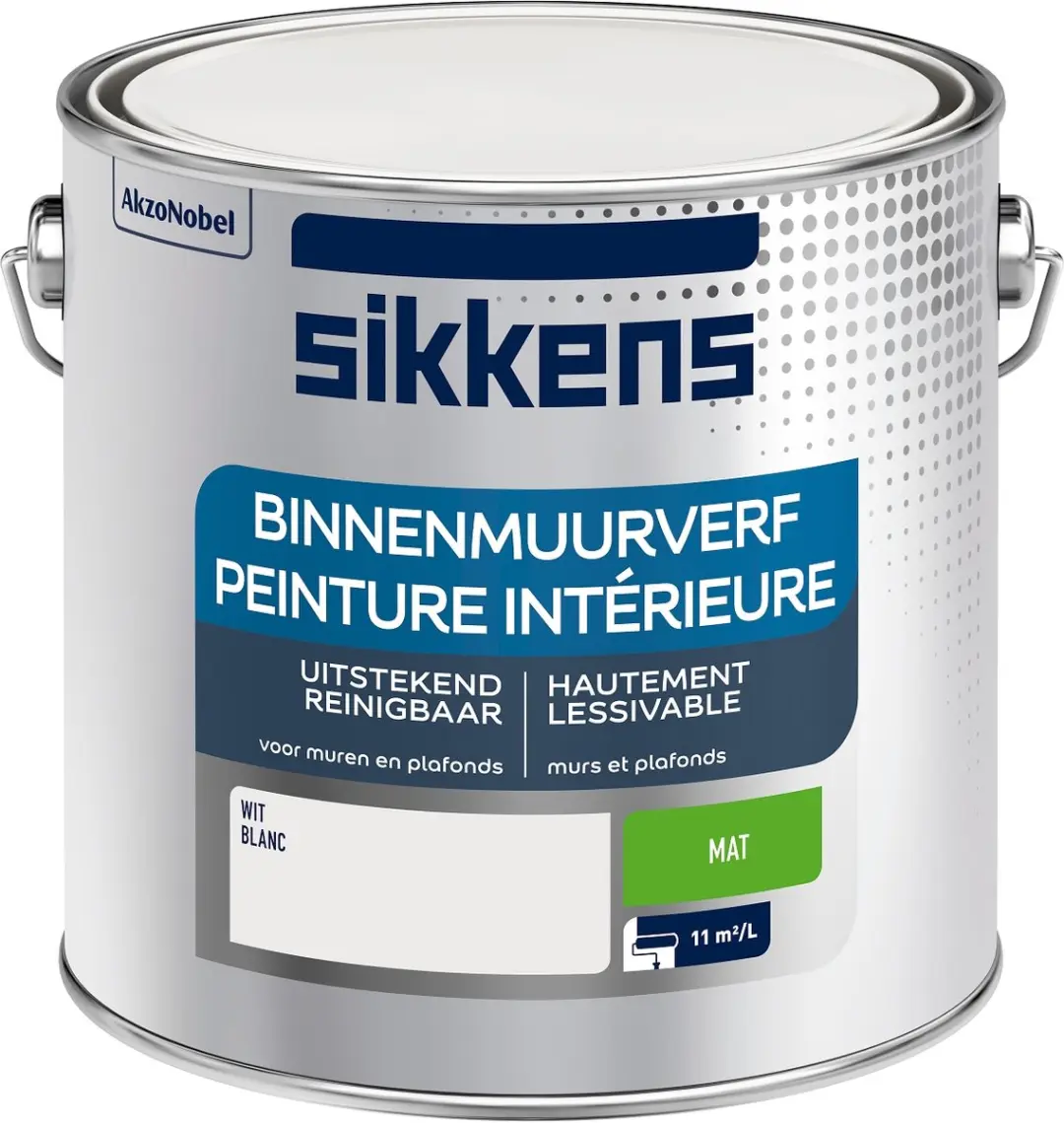 Sikkens Binnenmuurverf Mat RAL 9001