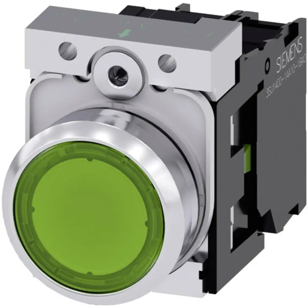 Siemens 3SU11520AB401BA0 Verlichte Druktoets
