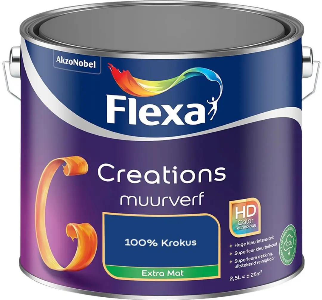 Flexa Creations Muurverf Extra Mat 100% Krokus - 2,5L