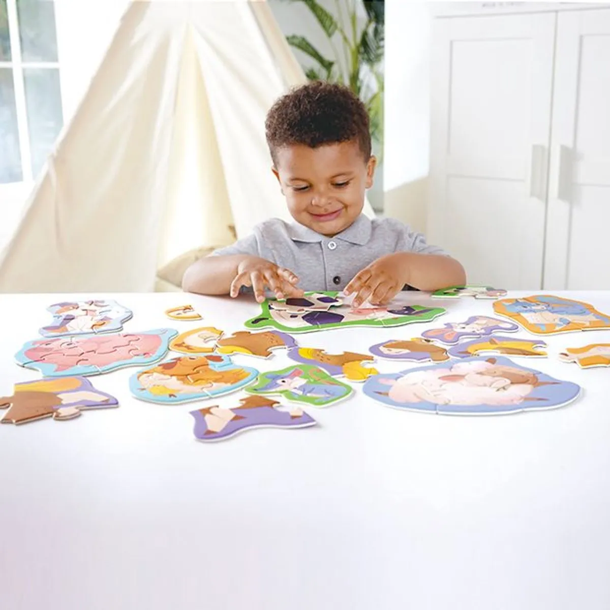 Hape Boerderij Vrienden Puzzel 1000 Stuks - Multicolor