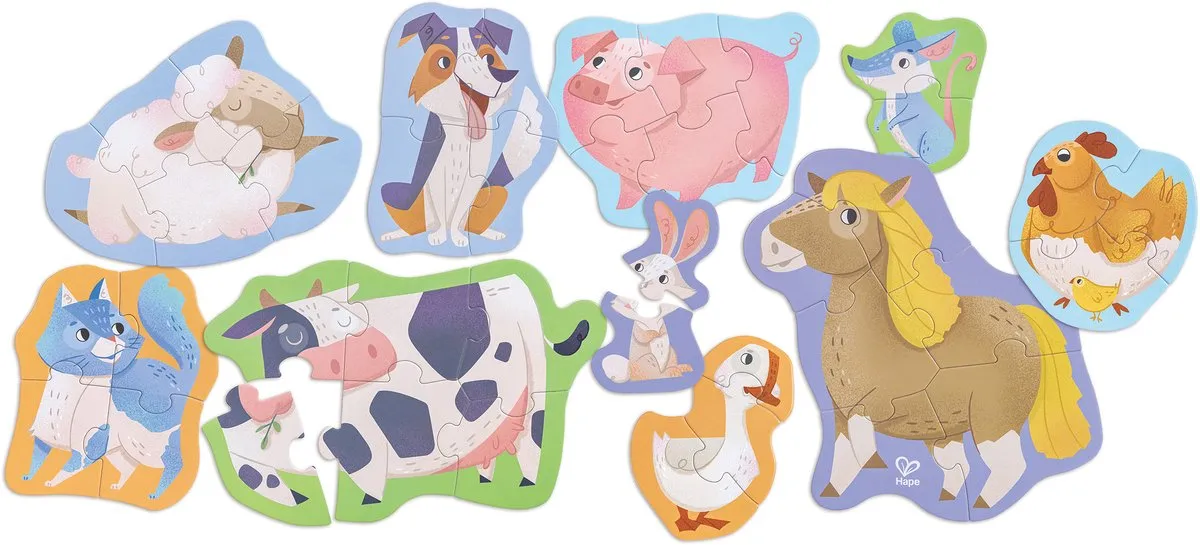 Hape Boerderij Vrienden Puzzel 1000 Stuks