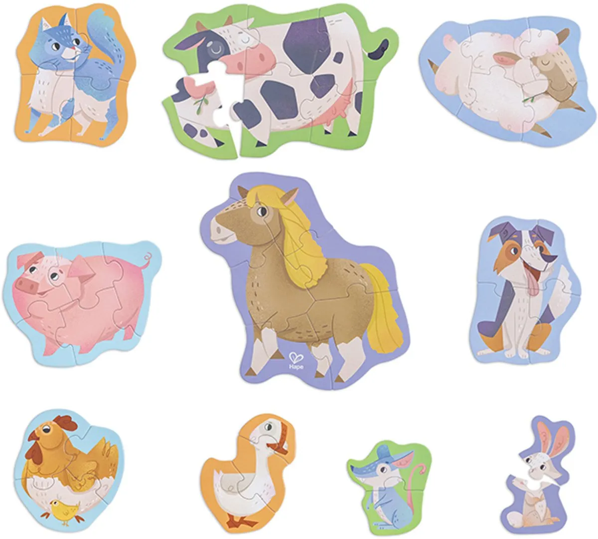 Hape Boerderij Vrienden Puzzel 1000 Stuks - Multicolor - afbeelding 6 van 6