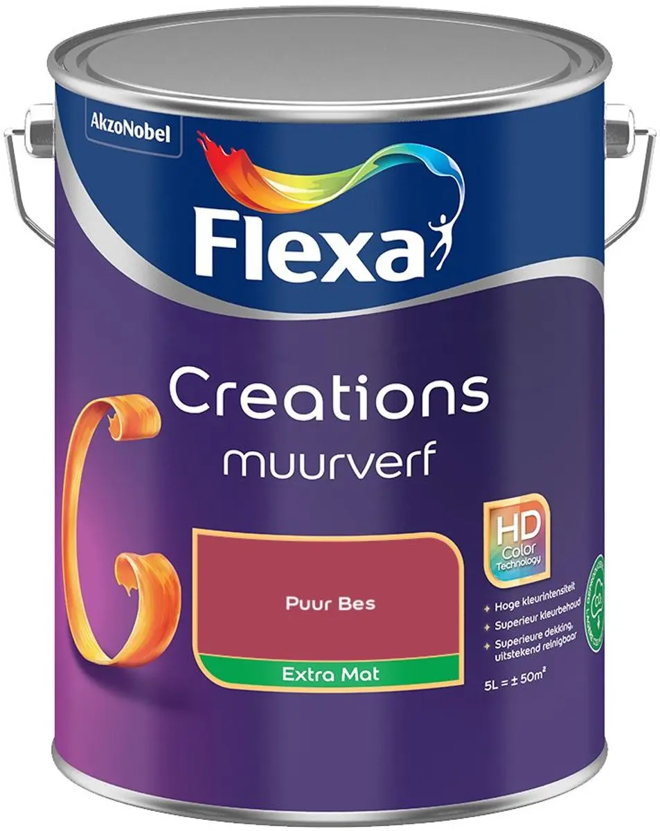 Flexa Creations Muurverf Extra Mat Puur Bes 5L