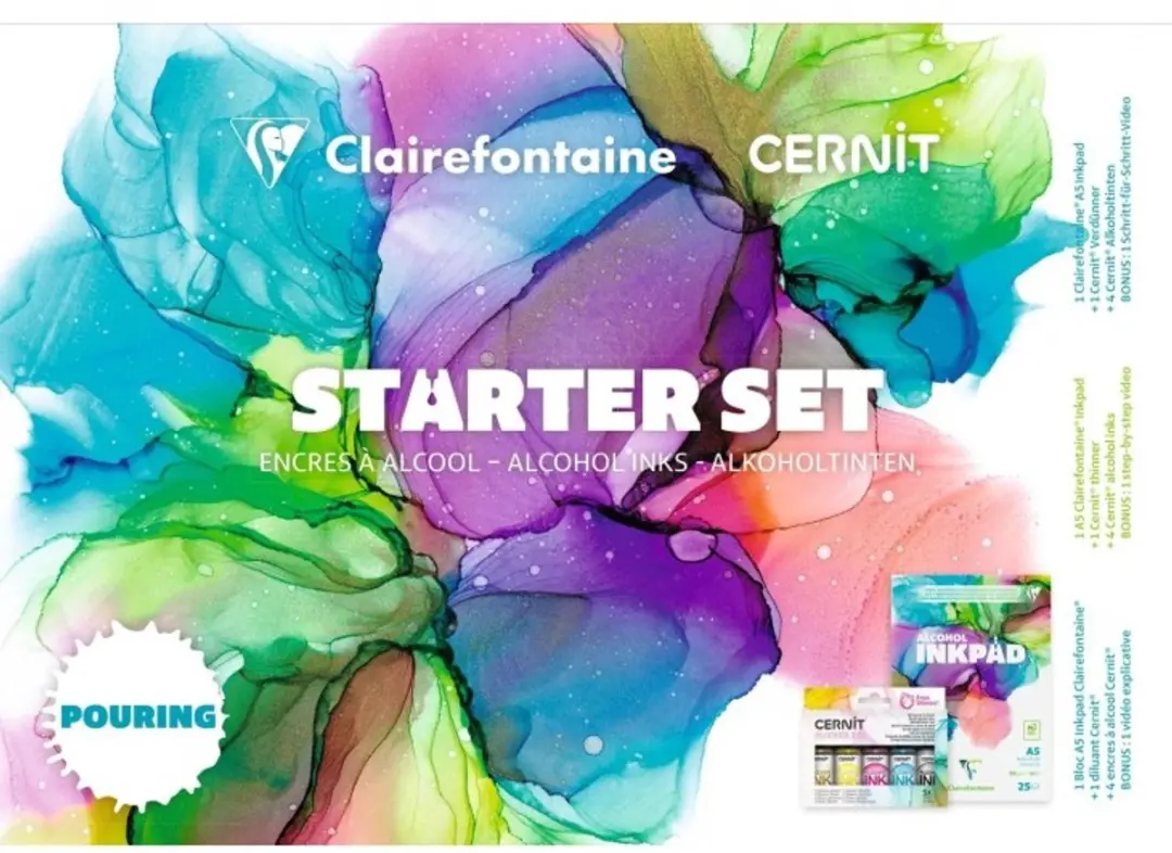 Clairefontaine Alcoholinkt Starterset 8-delig