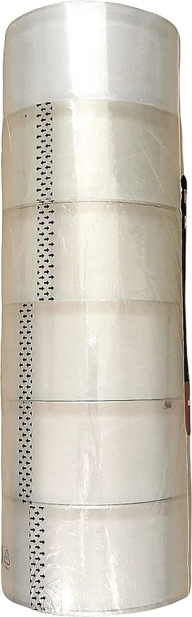 PARKSIDE Verpakkingstape 6 Rollen - 66m x 50mm - Transparant