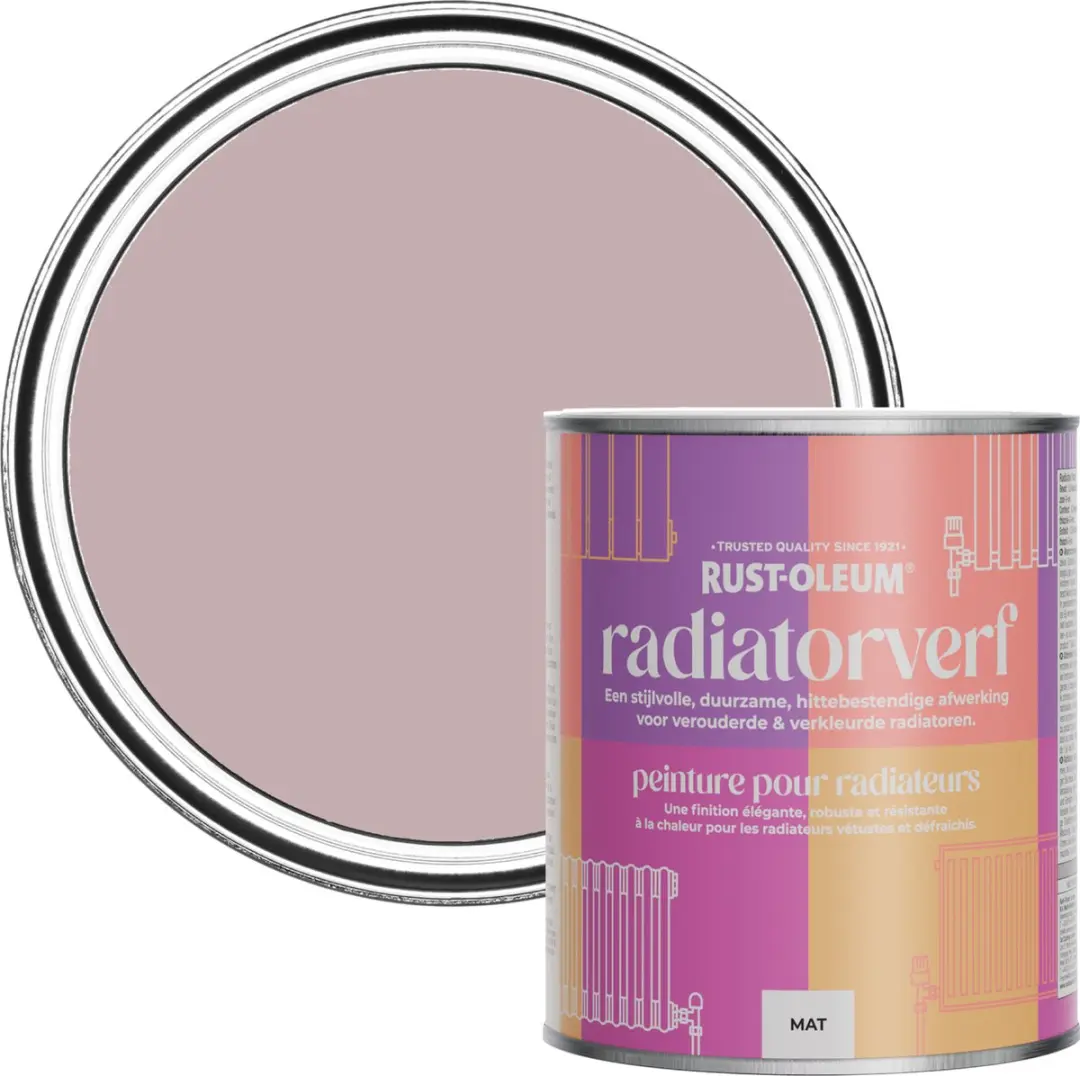 Rust-Oleum Roze Radiatorverf 750ml
