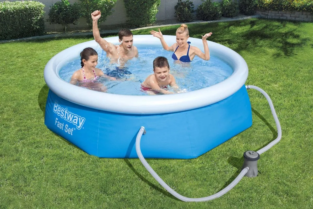 Bestway Fast Met Filterpomp Zwembad Ø244cm - 2300L Blauw