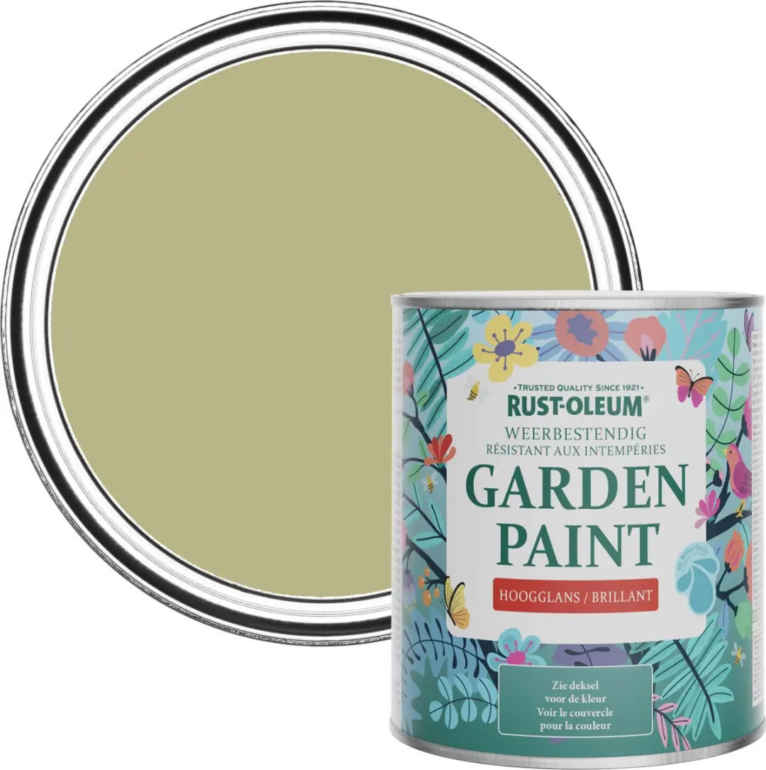 Rust-Oleum Saliegroen Hoogglans Tuinverf 750ml