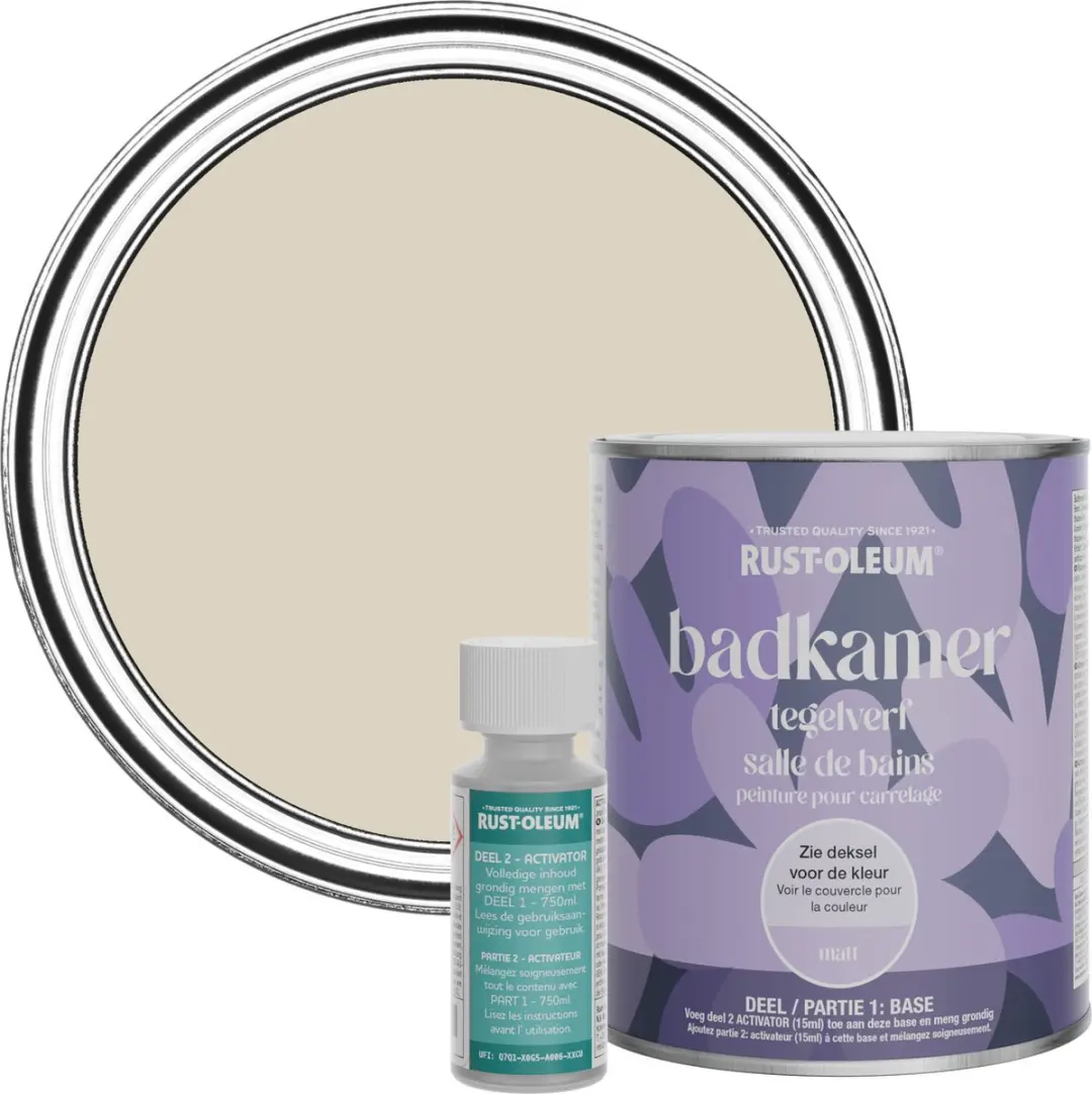 Rust-Oleum Lichtbruin Badkamer Tegelverf Matt Jute 750ml