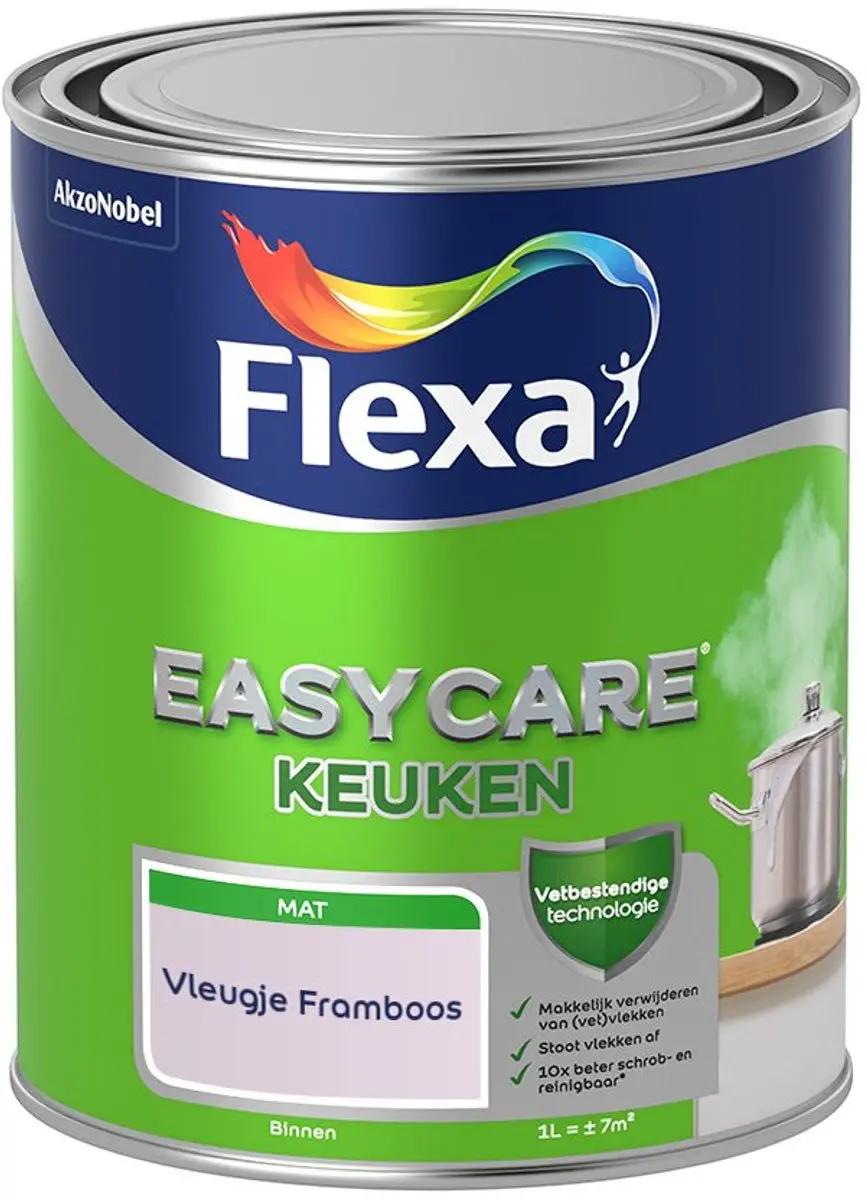 Flexa Easycare Keukenverf Vleugje Framboos 1L