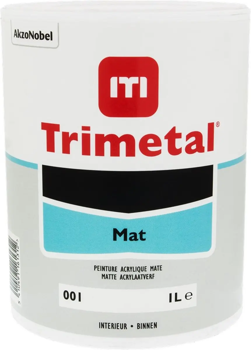 Trimetal Mat Wit Afwerkingslaag 1L