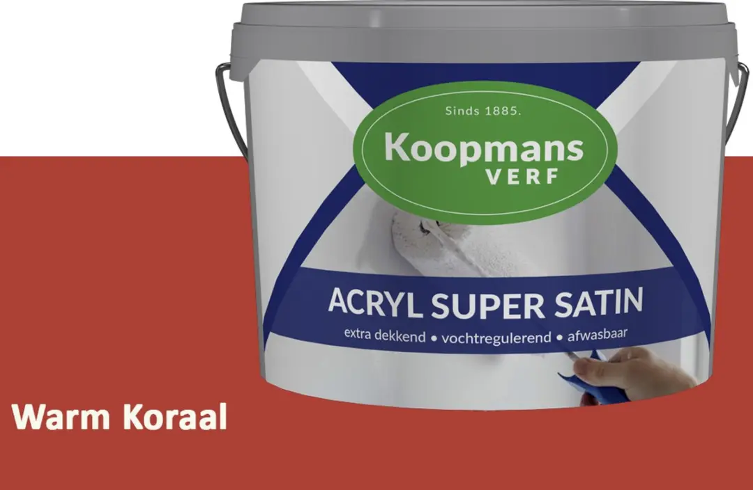 Koopmans Acryl Super Satin Zijdeglans Muurverf 5L