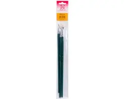 Talens Serie 220 Olie- en Acrylpenselen - 3 Stuks - Maten 4/8/10
