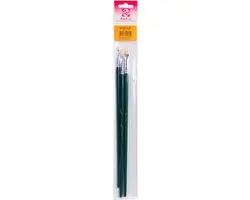Talens Serie 220 Olie- en Acrylpenselen - 3 Stuks - Maten 4/8/10