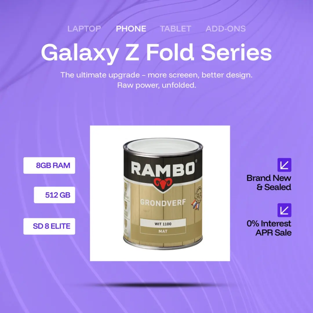 Rambo Grondverf Mat Wit 0.75L