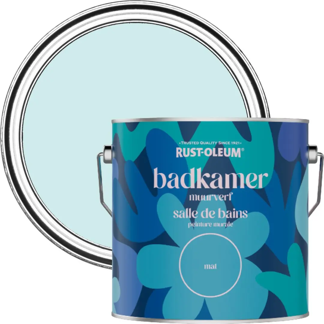 Rust-Oleum Blauw Badkamerverf Eucalyptus 2,5L