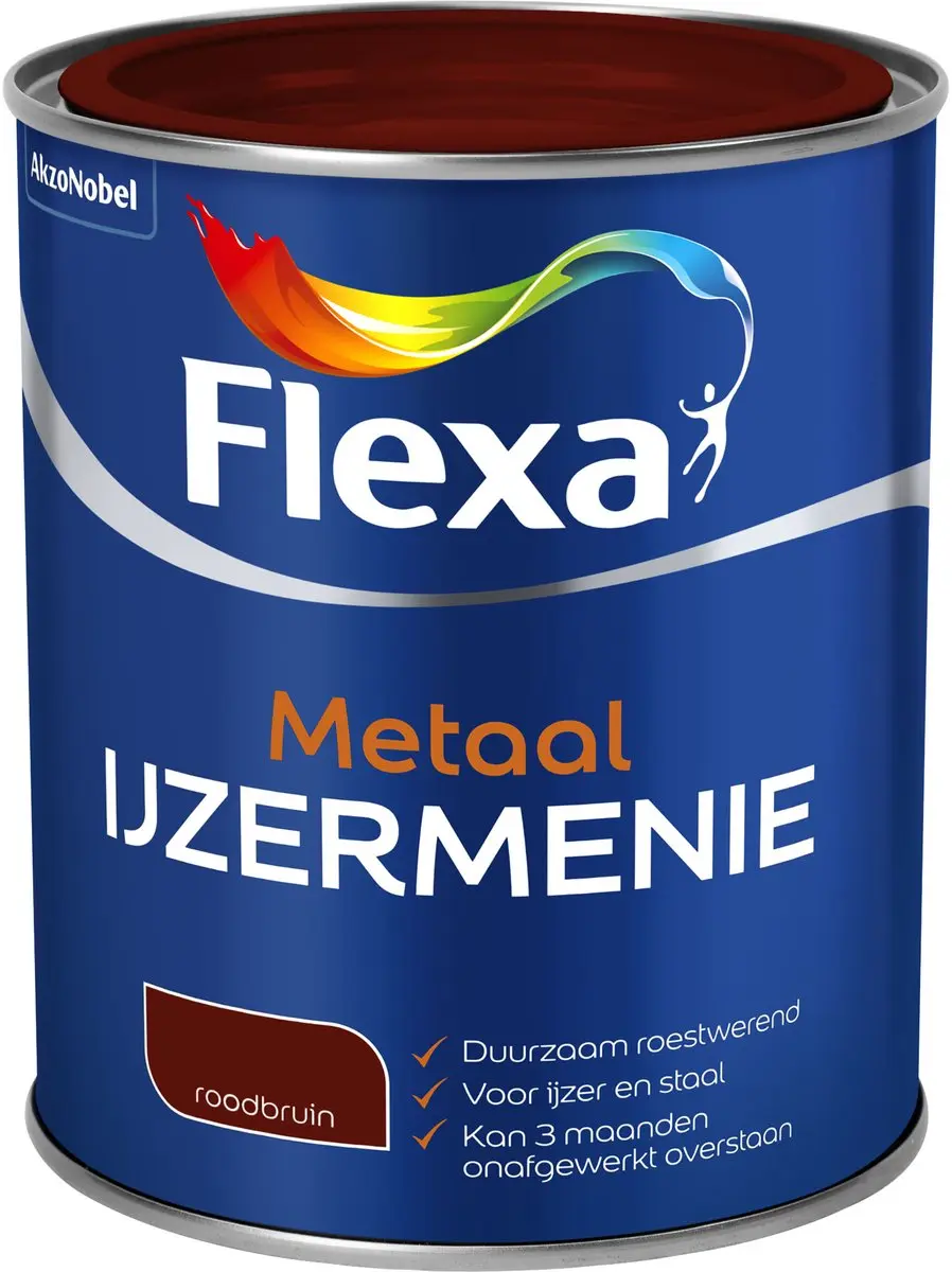 Flexa IJzermenie Roodbruin 750ml