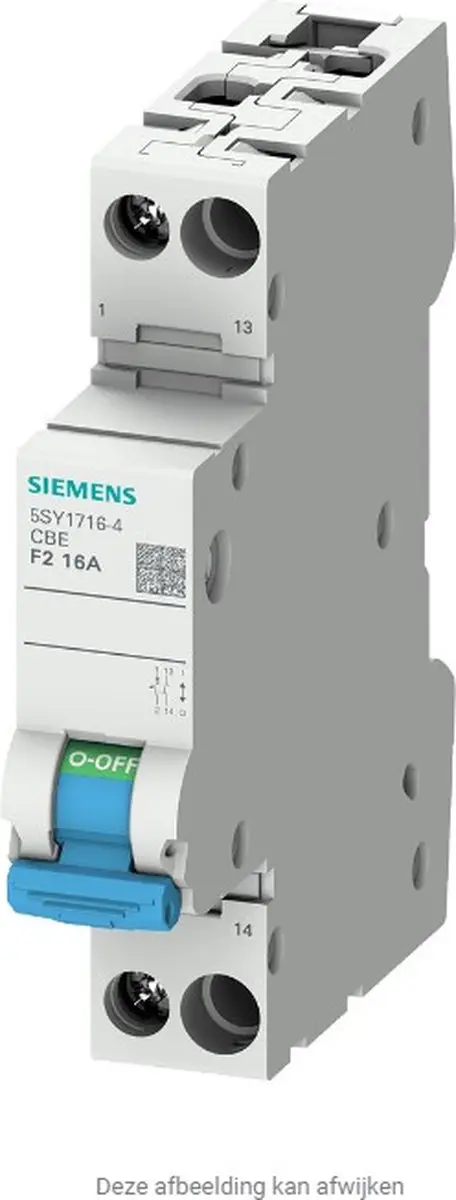 Siemens Apparaatschakelaar 1-polig - 1,6W - Grijs - afbeelding 6 van 6