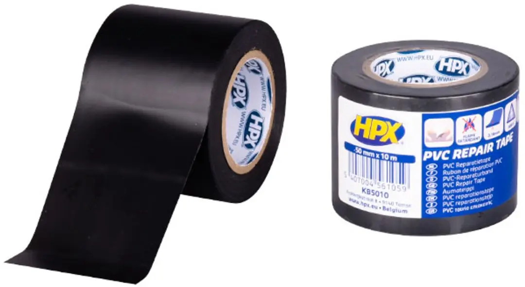HPX Agritape 50mm x 10m - Zwart