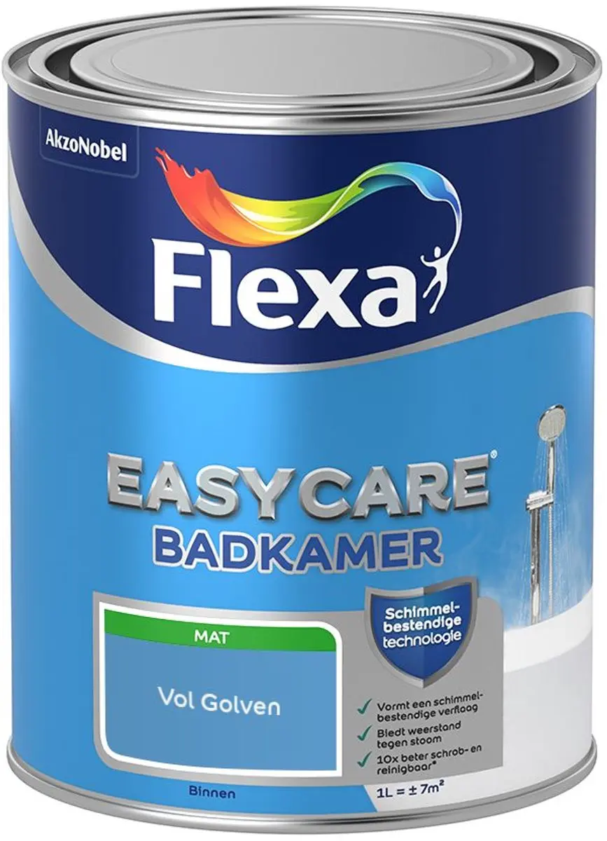 Flexa Easycare Badkamer Mengverf Vol Golven 1L